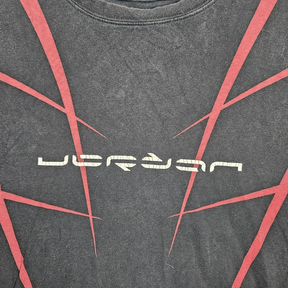 Jordan Mens XXL Black Red Abstract Geometric Graphic Short Sleeve T-Shirt‎